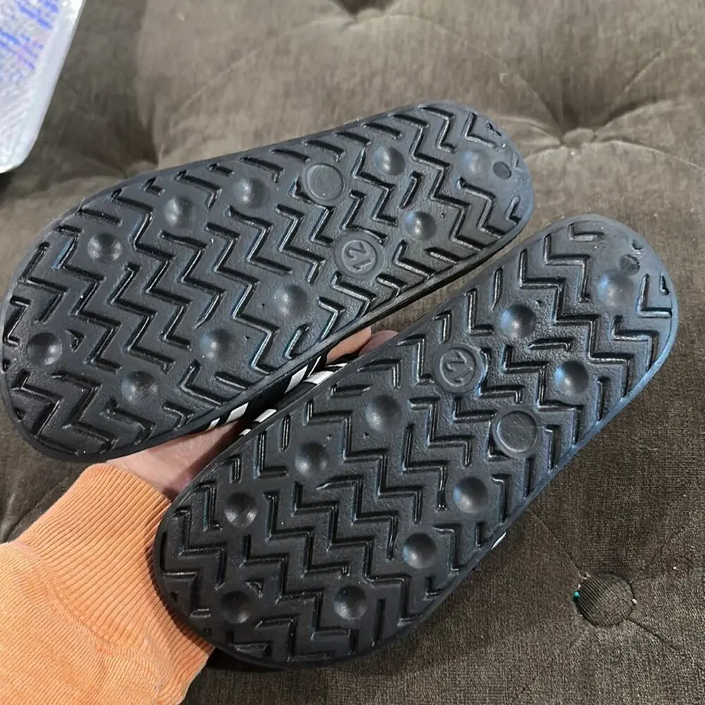 The Children’s place black slides size 12 NWOT